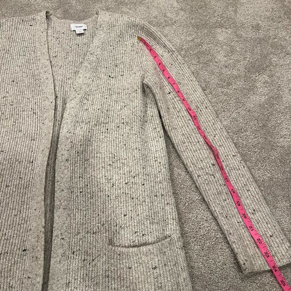 Old Navy Women's Tan Cotton Cardigan‎ Oversized Size Small - Picture 9 of 9
